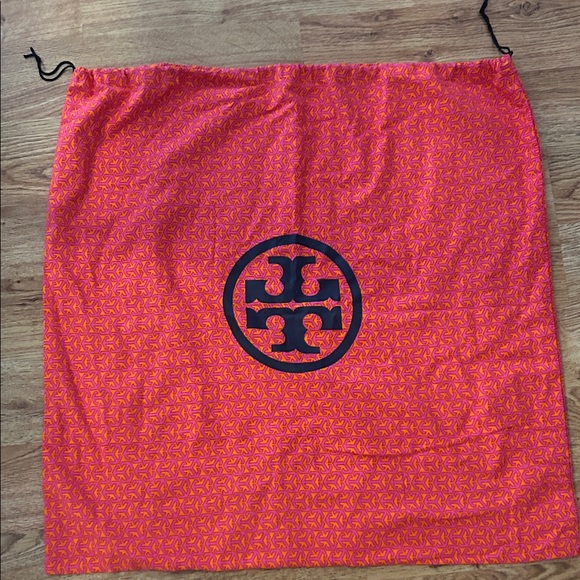 Tory Burch Other - Tory Burch Vibrant Red and Orange Bag 23x23”